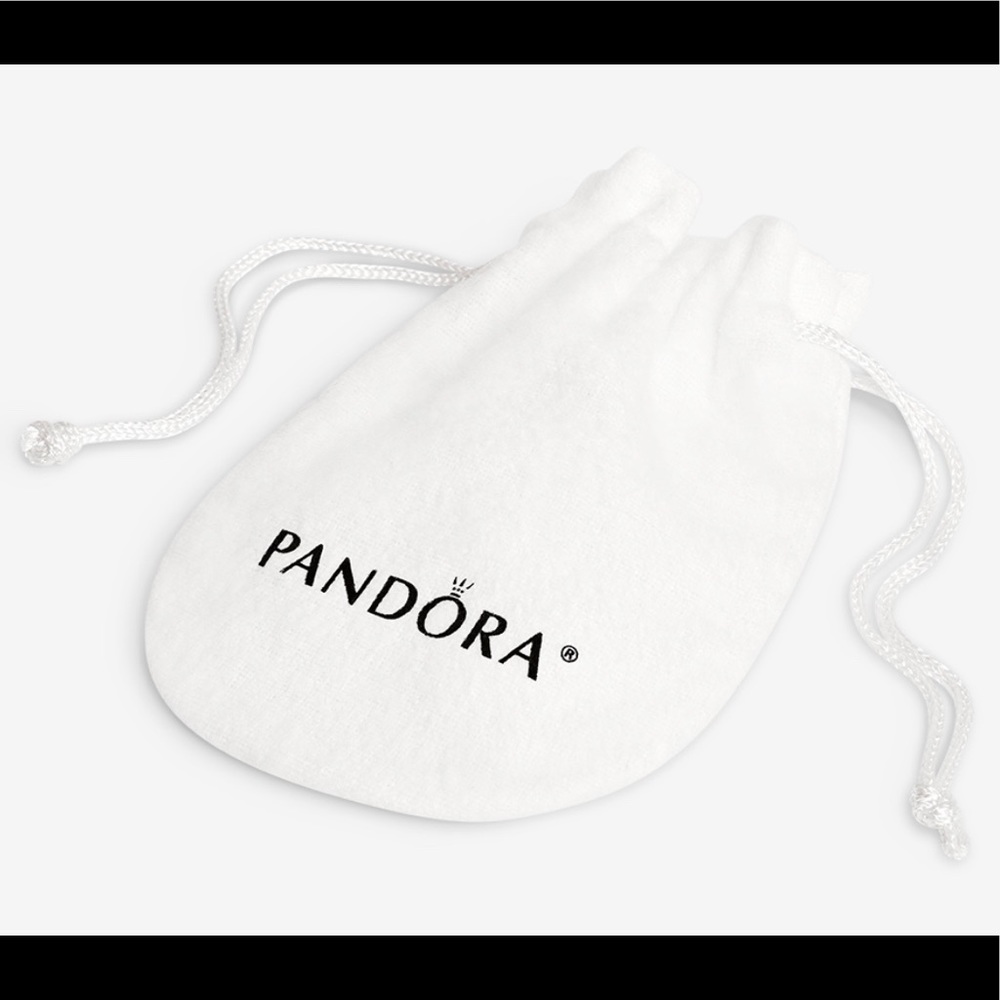 Pandora White Cloth Gift Pouches